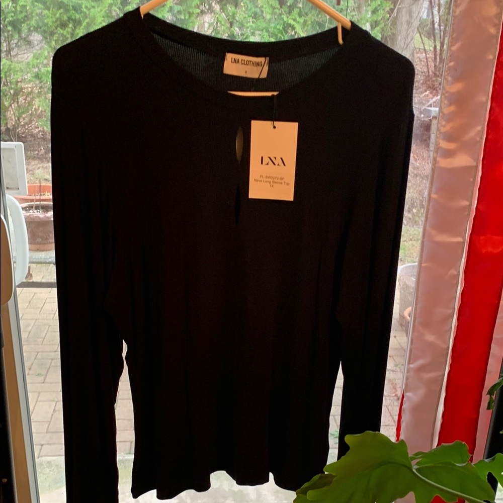 LNA Black Women's Top
